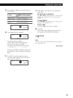 Preview for 25 page of Sony MDS-E58 Operating Instructions Manual