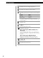 Preview for 10 page of Sony MDS-JA20ES - Minidisc Deck Operating Instructions Manual