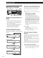 Preview for 14 page of Sony MDS-JA20ES - Minidisc Deck Operating Instructions Manual