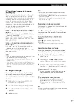 Preview for 15 page of Sony MDS-JA20ES - Minidisc Deck Operating Instructions Manual