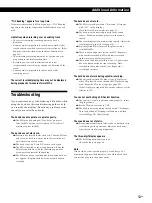 Preview for 53 page of Sony MDS-JA20ES - Minidisc Deck Operating Instructions Manual