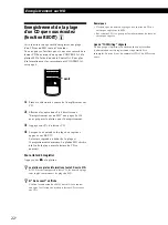 Preview for 80 page of Sony MDS-JA20ES - Minidisc Deck Operating Instructions Manual