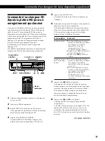 Preview for 97 page of Sony MDS-JA20ES - Minidisc Deck Operating Instructions Manual