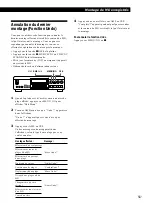 Preview for 109 page of Sony MDS-JA20ES - Minidisc Deck Operating Instructions Manual