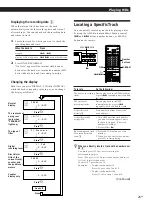 Предварительный просмотр 21 страницы Sony MDS-JA30ES - Mini Disc Recorder Operating Instructions Manual