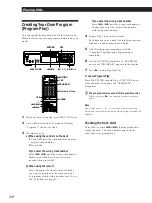 Предварительный просмотр 24 страницы Sony MDS-JA30ES - Mini Disc Recorder Operating Instructions Manual