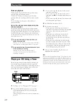 Предварительный просмотр 28 страницы Sony MDS-JA30ES - Mini Disc Recorder Operating Instructions Manual