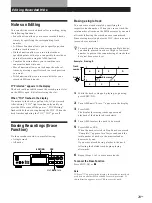 Предварительный просмотр 29 страницы Sony MDS-JA30ES - Mini Disc Recorder Operating Instructions Manual