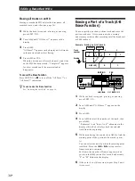 Предварительный просмотр 30 страницы Sony MDS-JA30ES - Mini Disc Recorder Operating Instructions Manual