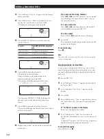 Предварительный просмотр 34 страницы Sony MDS-JA30ES - Mini Disc Recorder Operating Instructions Manual