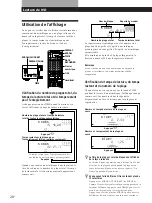 Предварительный просмотр 62 страницы Sony MDS-JA30ES - Mini Disc Recorder Operating Instructions Manual