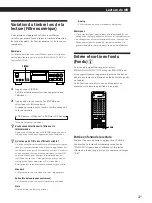 Предварительный просмотр 69 страницы Sony MDS-JA30ES - Mini Disc Recorder Operating Instructions Manual