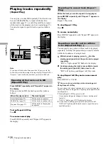 Preview for 26 page of Sony MDS-JA333ES - Md Player Operating Instructions Manual