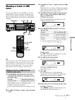 Preview for 35 page of Sony MDS-JA333ES - Md Player Operating Instructions Manual