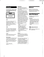 Предварительный просмотр 2 страницы Sony MDS-JA3ES Operating Instructions addendum Page 26 and 27 Operating Instructions Manual