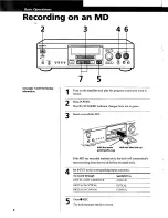 Предварительный просмотр 4 страницы Sony MDS-JA3ES Operating Instructions addendum Page 26 and 27 Operating Instructions Manual