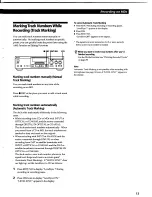 Предварительный просмотр 13 страницы Sony MDS-JA3ES Operating Instructions addendum Page 26 and 27 Operating Instructions Manual