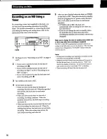 Предварительный просмотр 16 страницы Sony MDS-JA3ES Operating Instructions addendum Page 26 and 27 Operating Instructions Manual