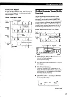 Предварительный просмотр 25 страницы Sony MDS-JA3ES Operating Instructions addendum Page 26 and 27 Operating Instructions Manual