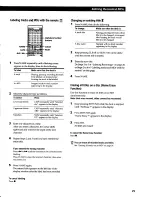 Предварительный просмотр 27 страницы Sony MDS-JA3ES Operating Instructions addendum Page 26 and 27 Operating Instructions Manual