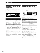 Предварительный просмотр 78 страницы Sony MDS-JA555ES - Md Player Operating Instructions Manual