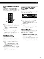 Предварительный просмотр 79 страницы Sony MDS-JA555ES - Md Player Operating Instructions Manual