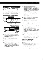 Предварительный просмотр 89 страницы Sony MDS-JA555ES - Md Player Operating Instructions Manual