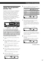 Предварительный просмотр 93 страницы Sony MDS-JA555ES - Md Player Operating Instructions Manual