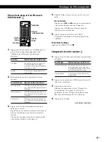 Предварительный просмотр 95 страницы Sony MDS-JA555ES - Md Player Operating Instructions Manual