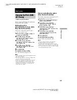 Preview for 35 page of Sony MDS-JE470 - Md Player Operating Instructions Manual