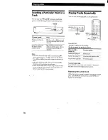 Preview for 20 page of Sony MDS-JE500 - Mini Disc Player Operating Instructions Manual