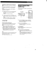 Preview for 21 page of Sony MDS-JE500 - Mini Disc Player Operating Instructions Manual