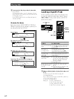 Предварительный просмотр 20 страницы Sony MDS-JE520 Operating Instructions Manual