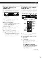 Предварительный просмотр 23 страницы Sony MDS-JE520 Operating Instructions Manual