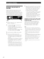 Предварительный просмотр 150 страницы Sony MDS-JE520 Operating Instructions Manual