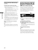 Preview for 20 page of Sony MDS-JE530 - Md Player Operating Instructions Manual