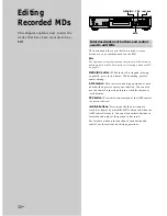 Preview for 30 page of Sony MDS-JE530 - Md Player Operating Instructions Manual