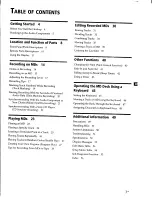 Preview for 3 page of Sony MDS-JE630 Operating Instructions Manual