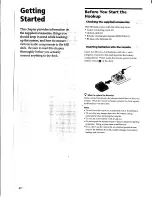 Preview for 4 page of Sony MDS-JE630 Operating Instructions Manual