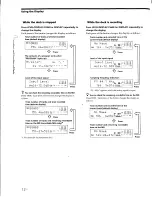 Preview for 12 page of Sony MDS-JE630 Operating Instructions Manual