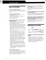 Preview for 12 page of Sony MDS-JE700 - Mini Disc Player Operating Instructions Manual