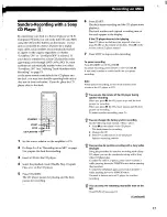 Preview for 17 page of Sony MDS-JE700 - Mini Disc Player Operating Instructions Manual