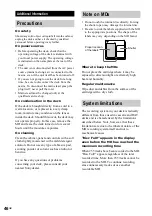 Preview for 46 page of Sony MDS-JE780 Operating Instructions Manual