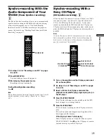 Preview for 19 page of Sony MDS-M100 - Md Player Operating Instructions Manual