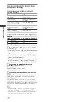 Preview for 20 page of Sony MDS-M100 - Md Player Operating Instructions Manual