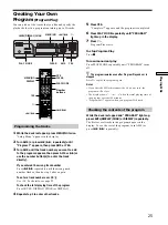 Предварительный просмотр 25 страницы Sony MDS-M100 - Md Player Operating Instructions Manual