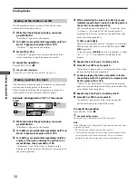 Preview for 30 page of Sony MDS-M100 - Md Player Operating Instructions Manual