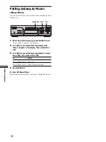 Preview for 38 page of Sony MDS-M100 - Md Player Operating Instructions Manual