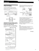 Preview for 19 page of Sony MDS-PC1 Operating Instructions Manual