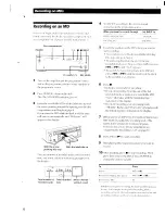 Предварительный просмотр 6 страницы Sony MDS-S35 - Minidisc Digital Audio System Operating Instructions Manual